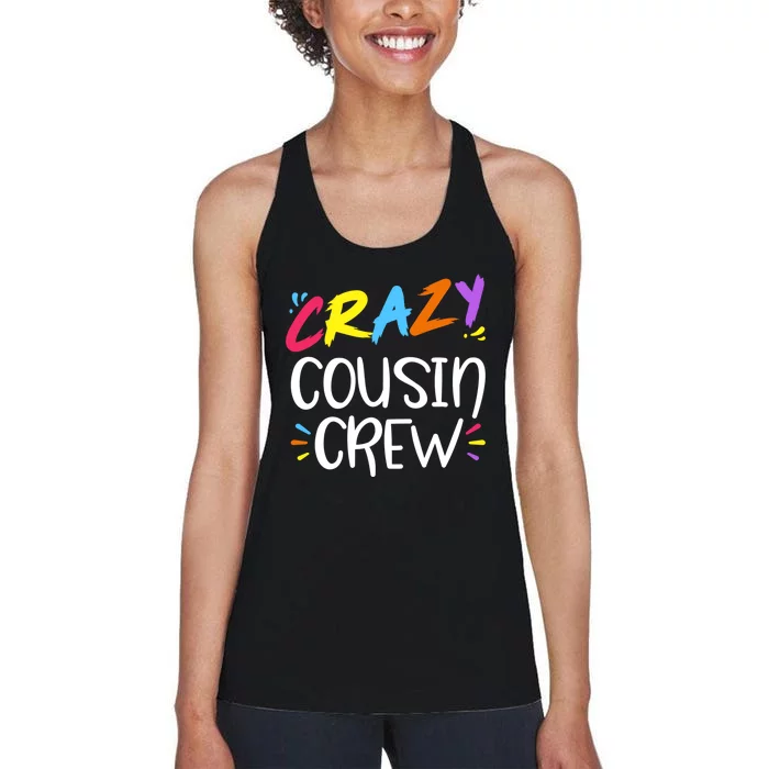 Crazy Cousin Crew Gift Women's Racerback Tank