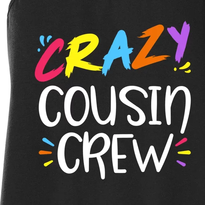 Crazy Cousin Crew Gift Women's Racerback Tank