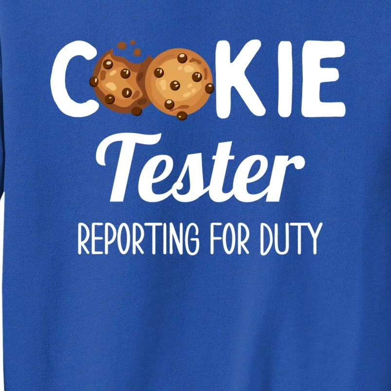 Christmas Chocolate Chip Cookie Tester Reporting For Duty Gift Tall Sweatshirt