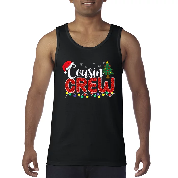 Cousin Crew Christmas Family Reunion Making Memories Xmas Tank Top