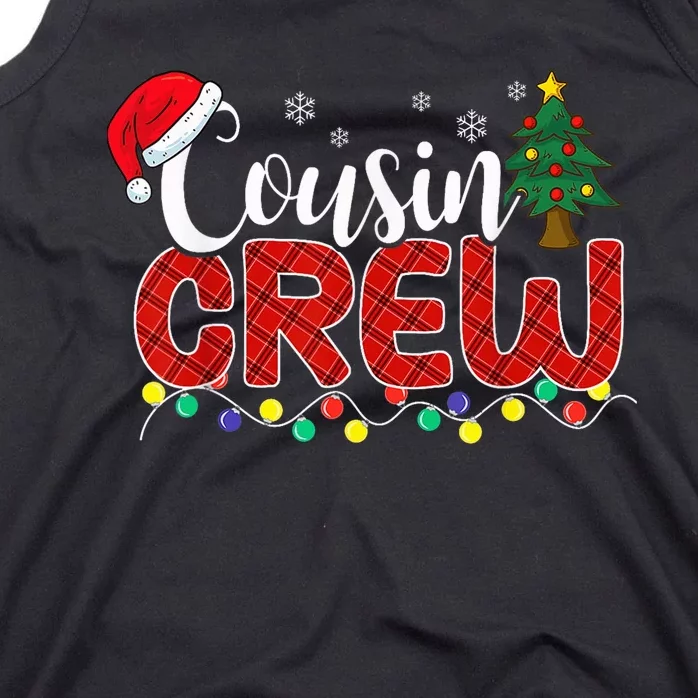 Cousin Crew Christmas Family Reunion Making Memories Xmas Tank Top