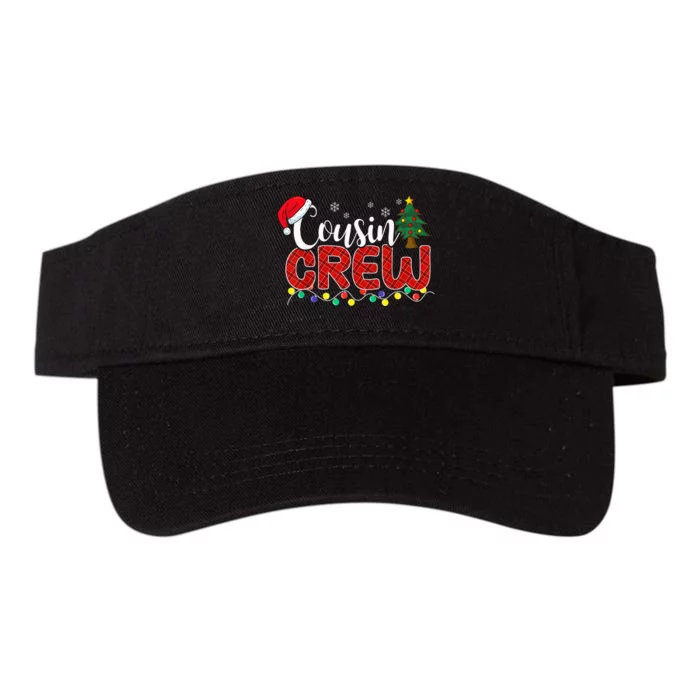 Cousin Crew Christmas Family Reunion Making Memories Xmas Valucap Bio-Washed Visor