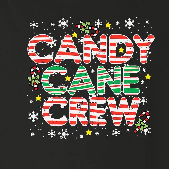 Candy Cane Crew Christmas Squad Matching Family Friends Kids Toddler Long Sleeve Shirt