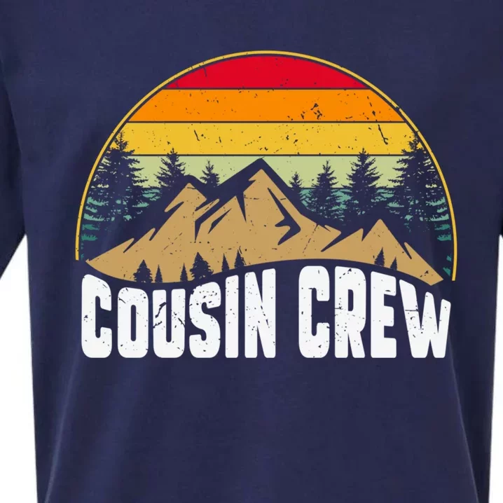 Cousin Camping Crew Road Trip Outdoor Adventure Camping Cute Gift Sueded Cloud Jersey T-Shirt