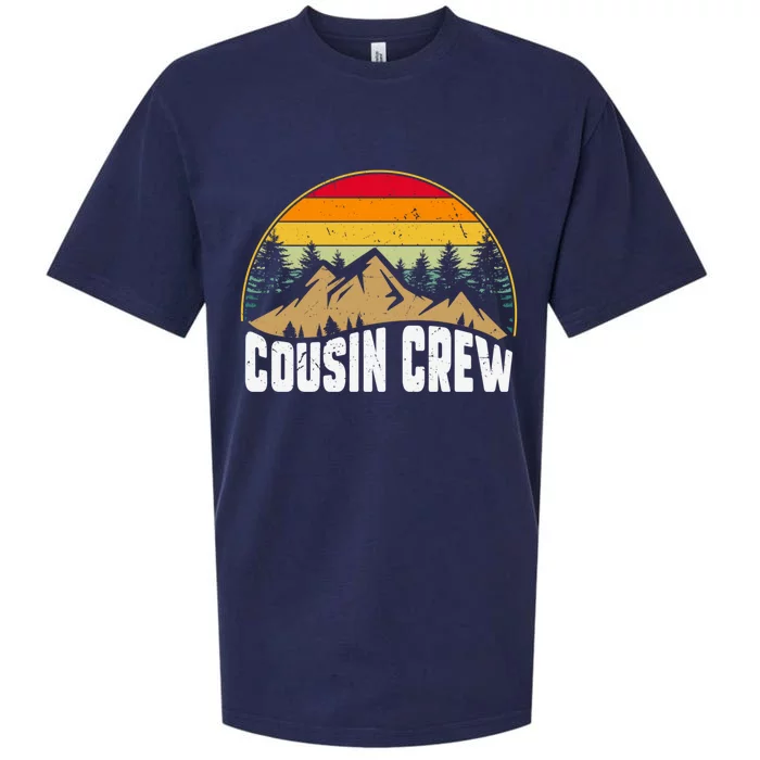 Cousin Camping Crew Road Trip Outdoor Adventure Camping Cute Gift Sueded Cloud Jersey T-Shirt