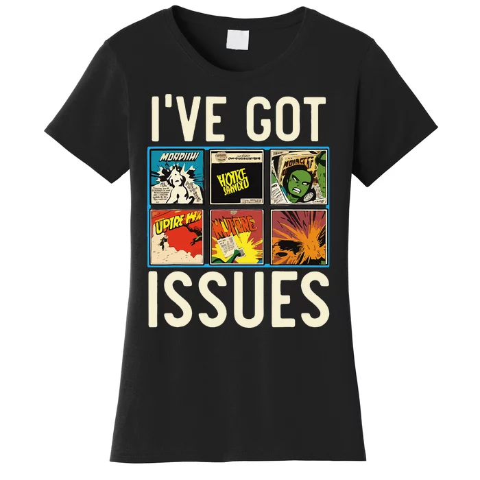 Comic Collector Comic Reader Reading Comic Books Women's T-Shirt