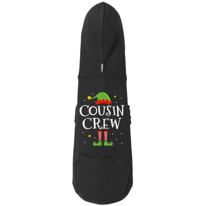 Christmas cousin crew with elf costume for family xmas Doggie 3-End Fleece Hoodie