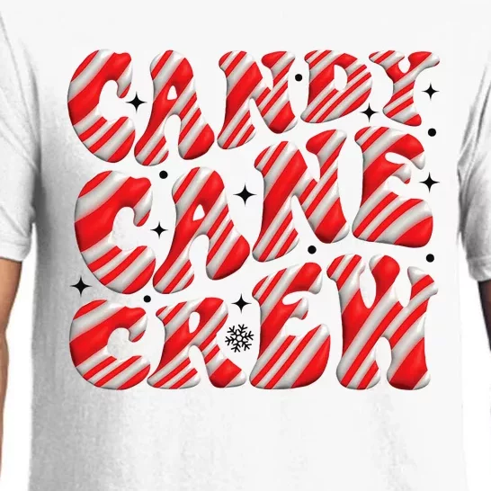 Candy Cane Crew Funny Christmas Candy Cane Lover Xmas Pajama Pajama Set