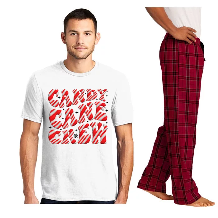 Candy Cane Crew Funny Christmas Candy Cane Lover Xmas Pajama Pajama Set