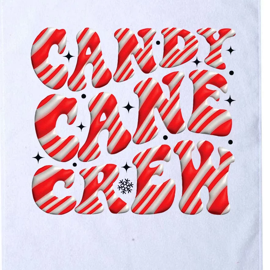 Candy Cane Crew Funny Christmas Candy Cane Lover Xmas Pajama Platinum Collection Golf Towel