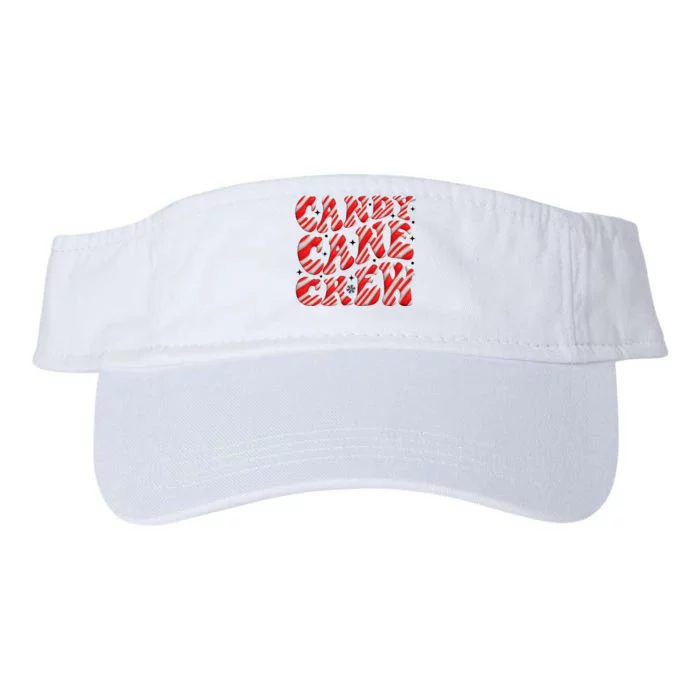 Candy Cane Crew Funny Christmas Candy Cane Lover Xmas Pajama Valucap Bio-Washed Visor