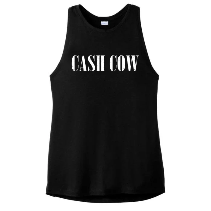 Cash Cow Ladies Tri-Blend Wicking Tank