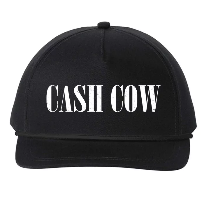 Cash Cow Snapback Five-Panel Rope Hat