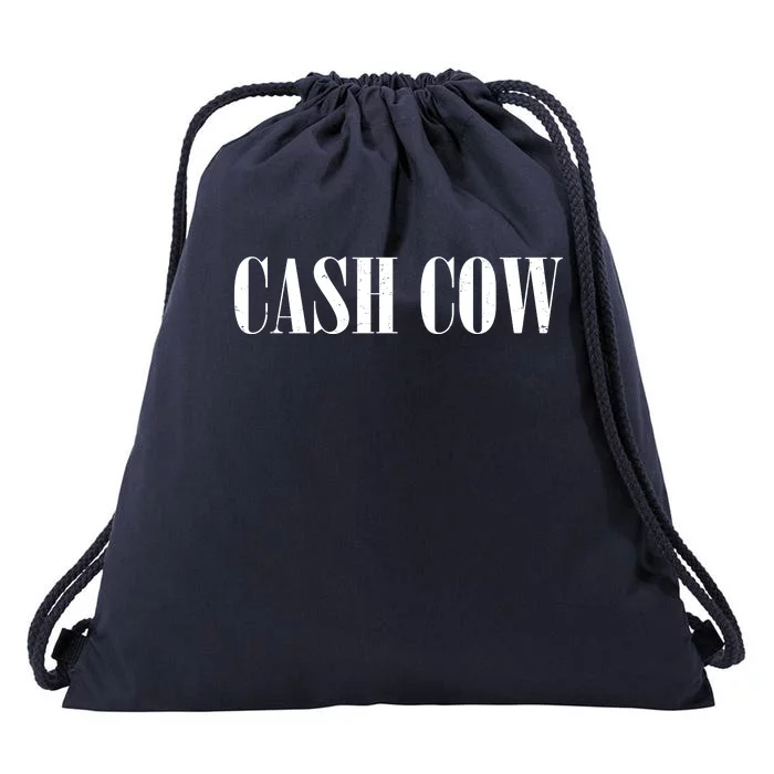 Cash Cow Drawstring Bag