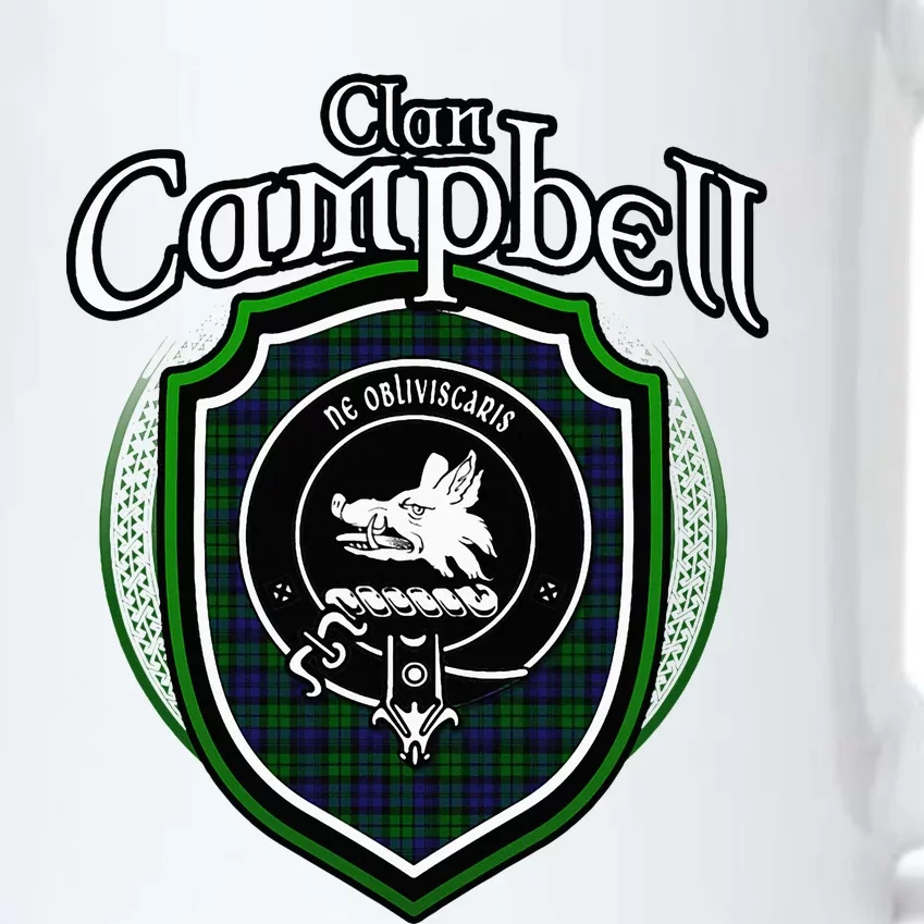 Campbell Clan Crest Scottish Clan Campbell Family Badge Black Color Changing Mug