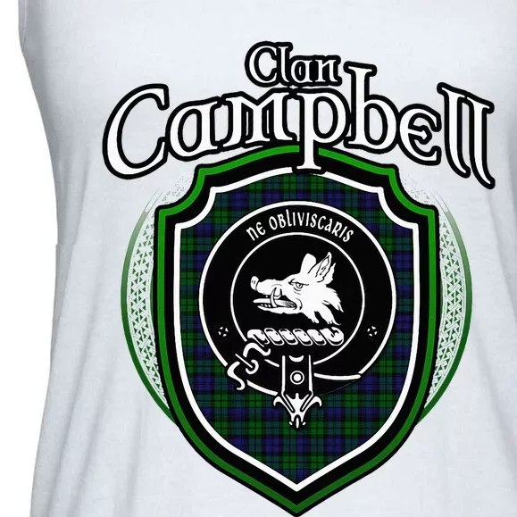 Campbell Clan Crest Scottish Clan Campbell Family Badge Ladies Essential Flowy Tank