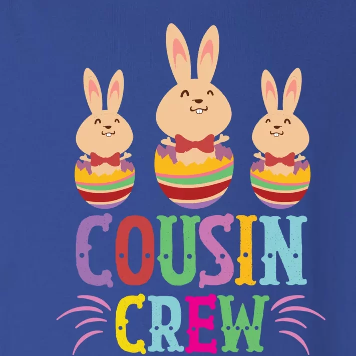 Cousin Crew Cute Bunny Rabbit Matching Easter Day Party Gift Toddler Long Sleeve Shirt