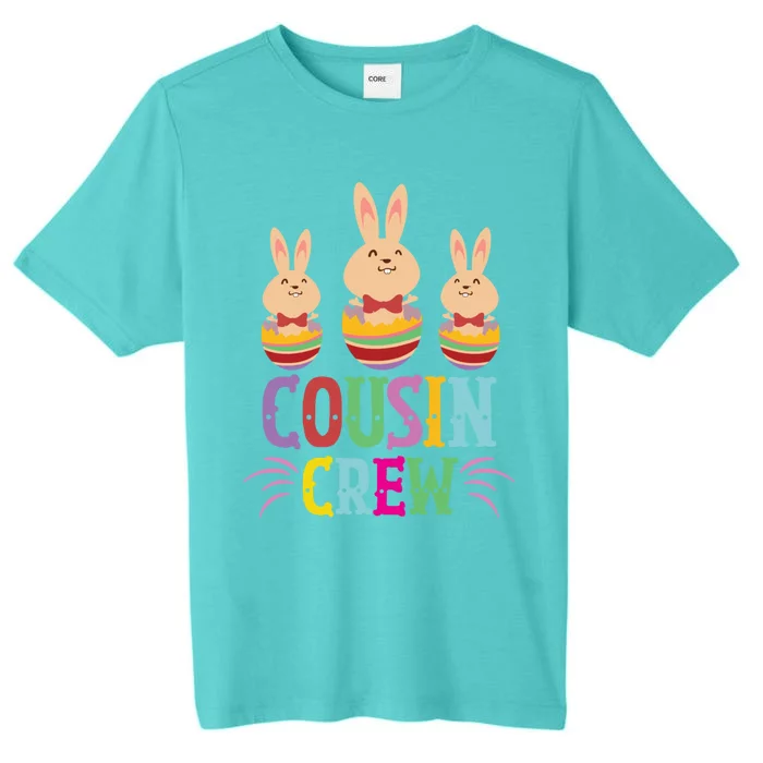 Cousin Crew Cute Bunny Rabbit Matching Easter Day Party Gift ChromaSoft Performance T-Shirt