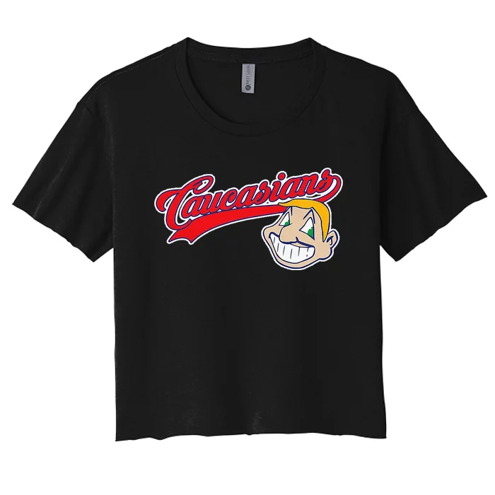 Cleveland Caucasians Women's Crop Top Tee