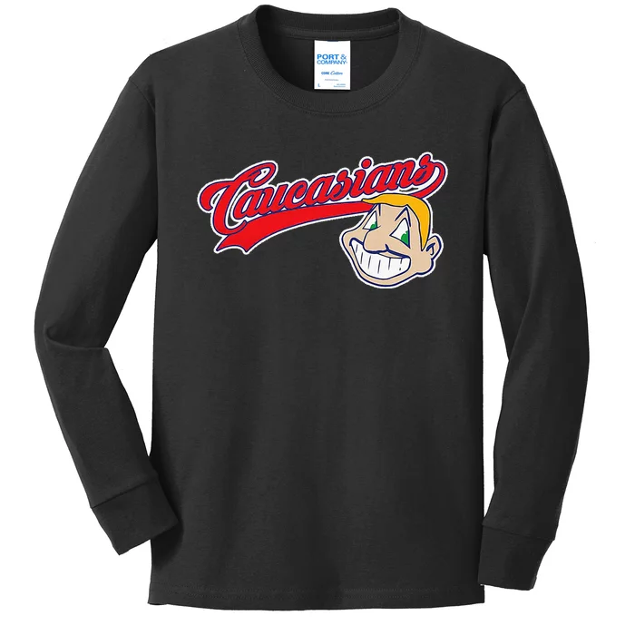 Cleveland Caucasians Kids Long Sleeve Shirt