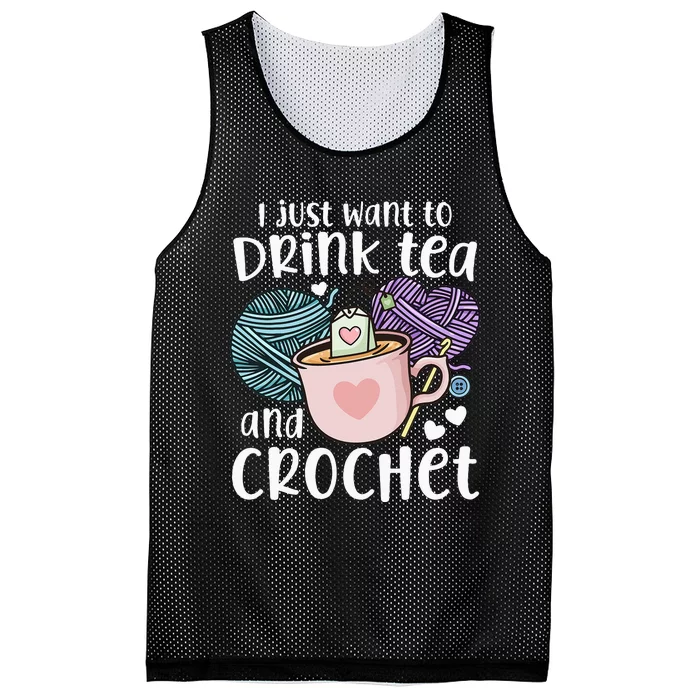 Crocheting Crochet Mesh Reversible Basketball Jersey Tank