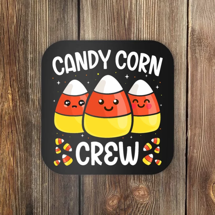 Candy Corn Crew Halloween Costume Friends Coaster