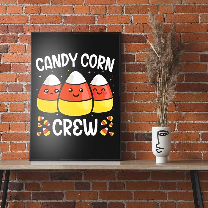 Candy Corn Crew Halloween Costume Friends Poster