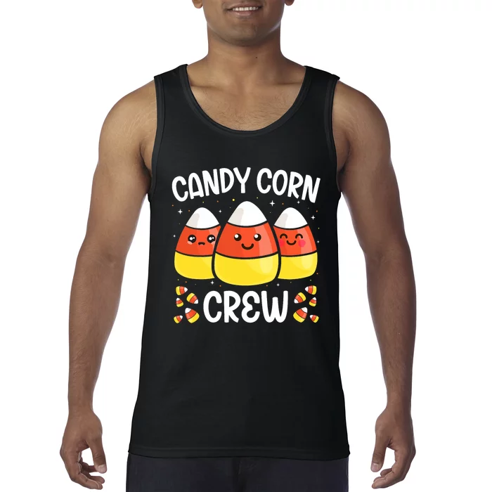 Candy Corn Crew Halloween Costume Friends Tank Top