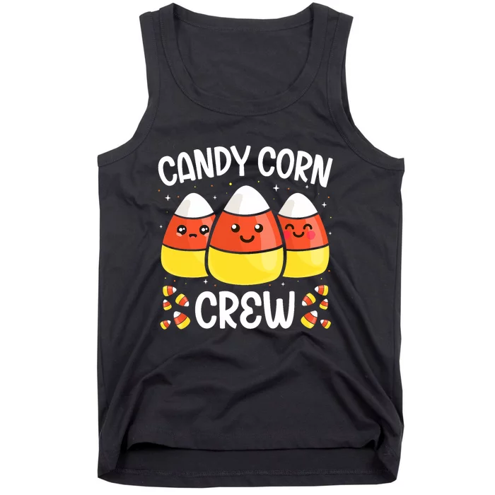 Candy Corn Crew Halloween Costume Friends Tank Top