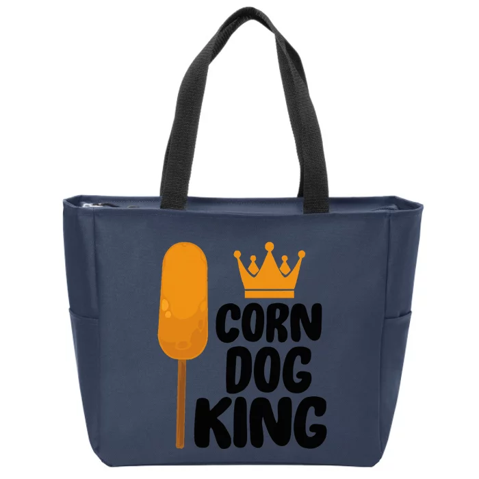 Corndog Costume  Corn Dog King Zip Tote Bag