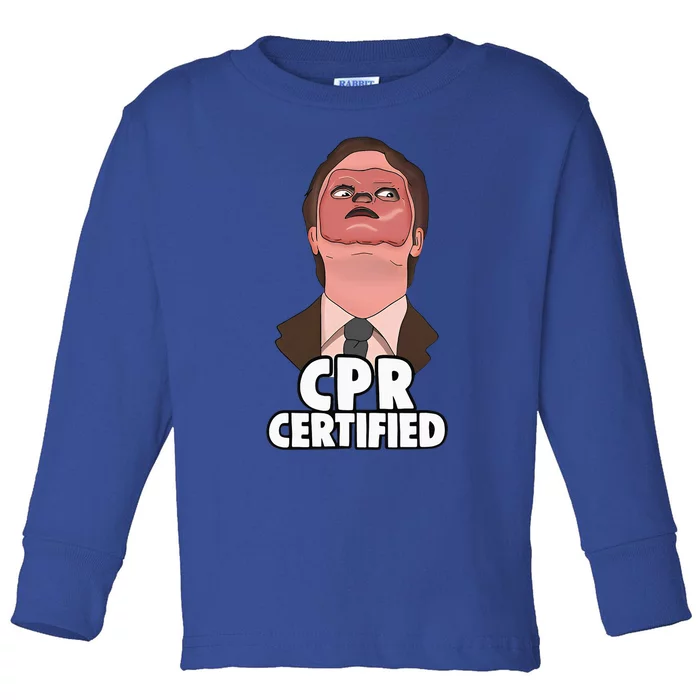 Cpr Certified Toddler Long Sleeve Shirt