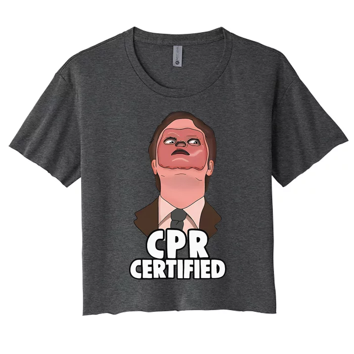 Cpr Certified Women's Crop Top Tee