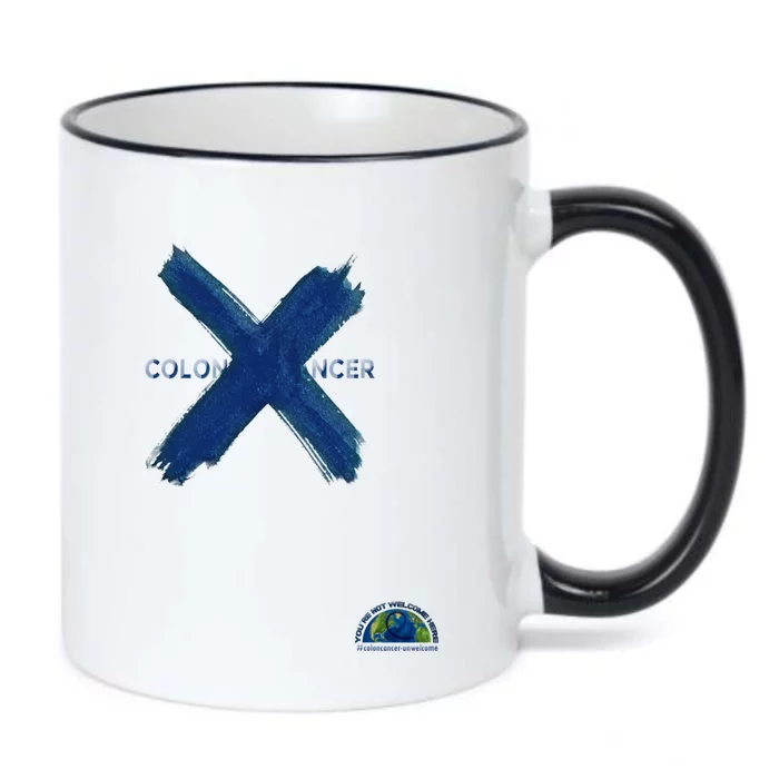 Colorectal Colon Cancer Awareness Cute Gift Black Color Changing Mug