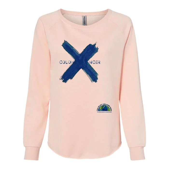 Colorectal Colon Cancer Awareness Cute Gift Womens California Wash Sweatshirt