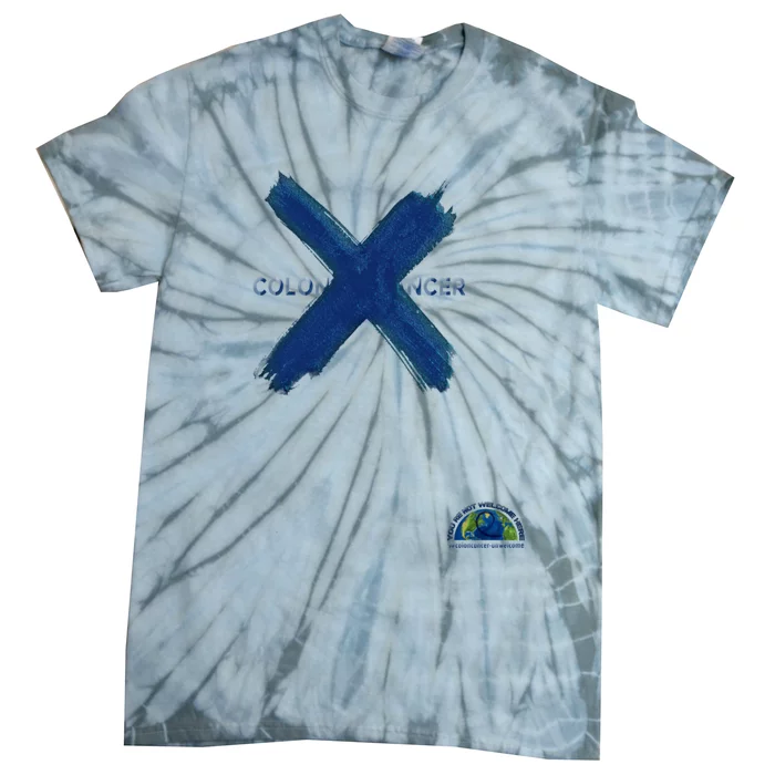 Colorectal Colon Cancer Awareness Cute Gift Tie-Dye T-Shirt