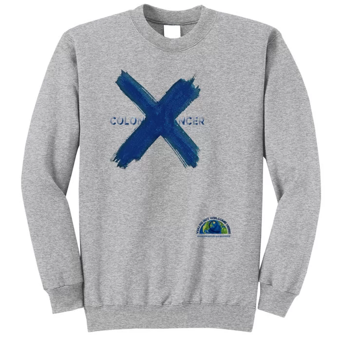 Colorectal Colon Cancer Awareness Cute Gift Tall Sweatshirt