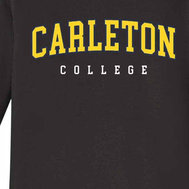 Carleton College Baby Long Sleeve Bodysuit