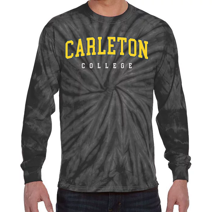 Carleton College Tie-Dye Long Sleeve Shirt