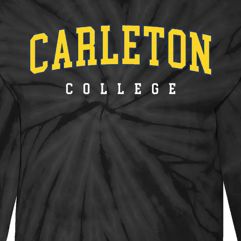 Carleton College Tie-Dye Long Sleeve Shirt