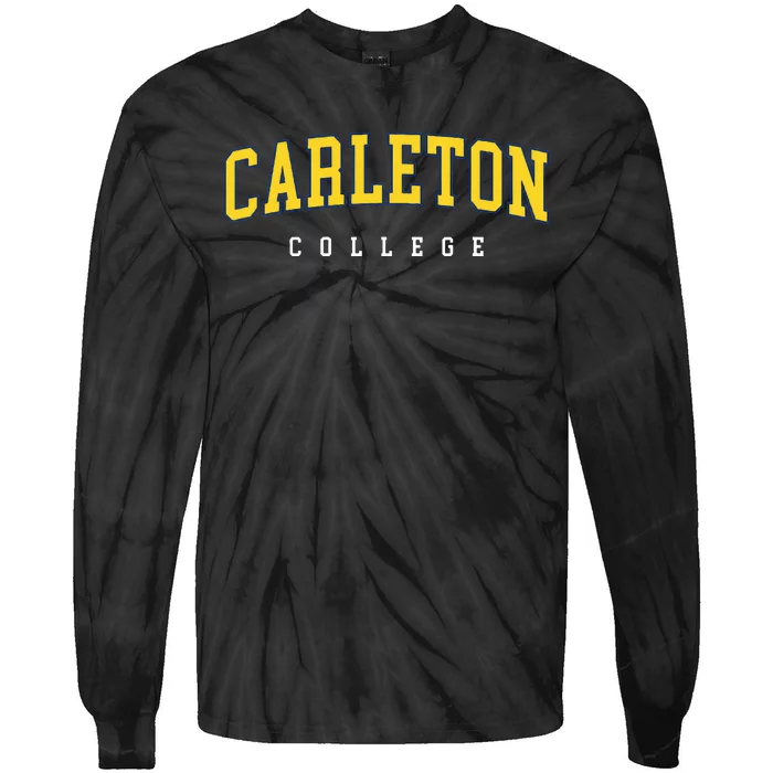 Carleton College Tie-Dye Long Sleeve Shirt