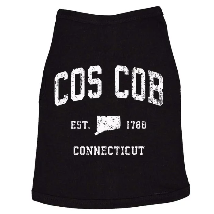 Cos Cob Connecticut Ct Vintage Athletic Sports Doggie Tank