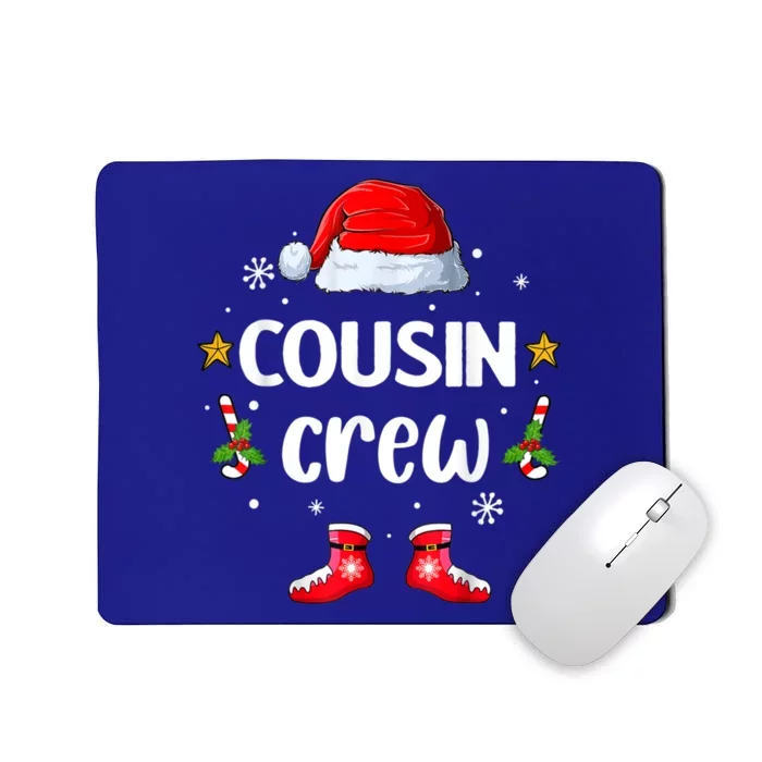 Cousin Crew Christmas Family Squad Naughty Matching Santa Cool Gift Mousepad