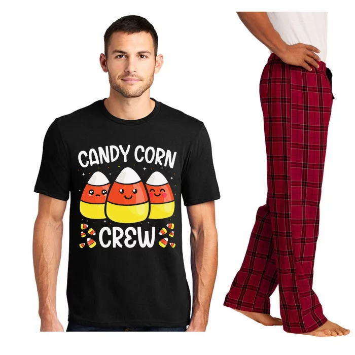 Candy Corn Crew Halloween Costume Friends Gift Pajama Set