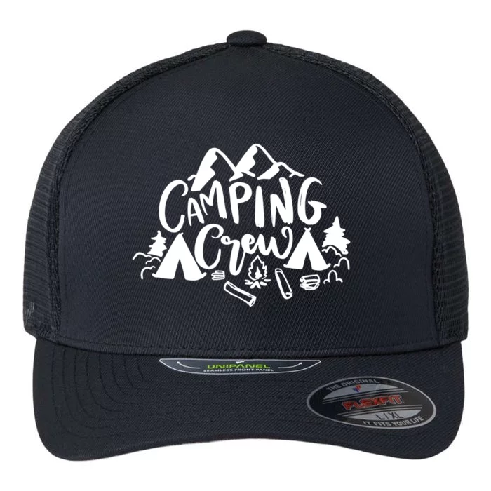 Camping Crew Camp Trip For Campers Flexfit Unipanel Trucker Cap