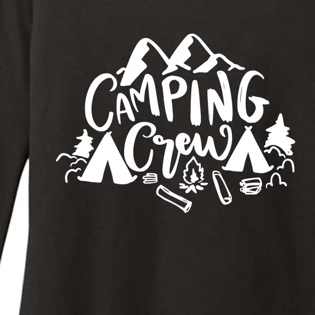 Camping Crew Camp Trip For Campers Womens CVC Long Sleeve Shirt