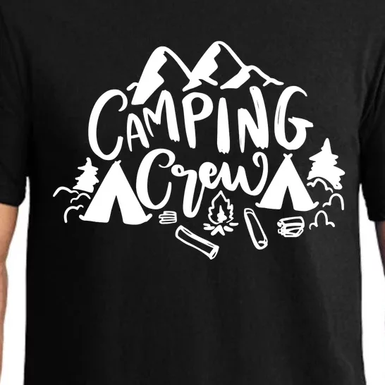 Camping Crew Camp Trip For Campers Pajama Set