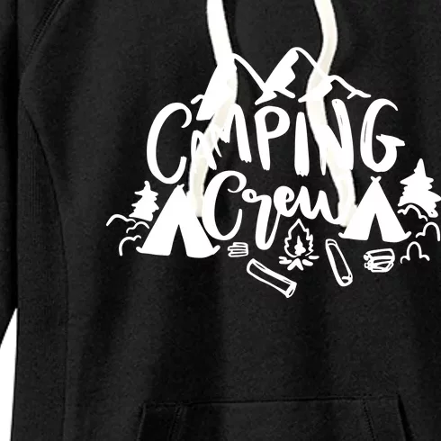 Camping Crew Camp Trip For Campers Women's Fleece Hoodie