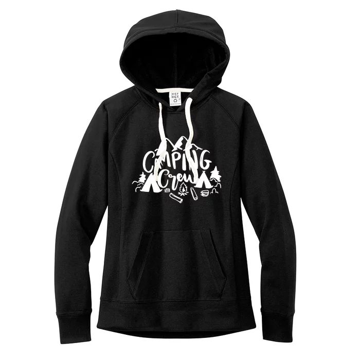 Camping Crew Camp Trip For Campers Women's Fleece Hoodie