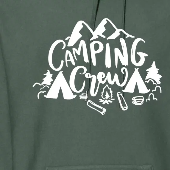 Camping Crew Camp Trip For Campers Premium Hoodie