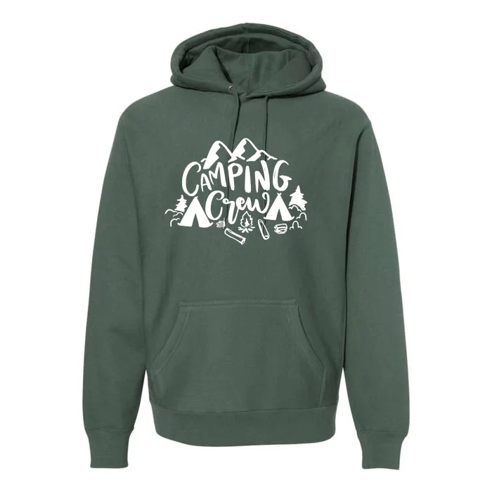 Camping Crew Camp Trip For Campers Premium Hoodie